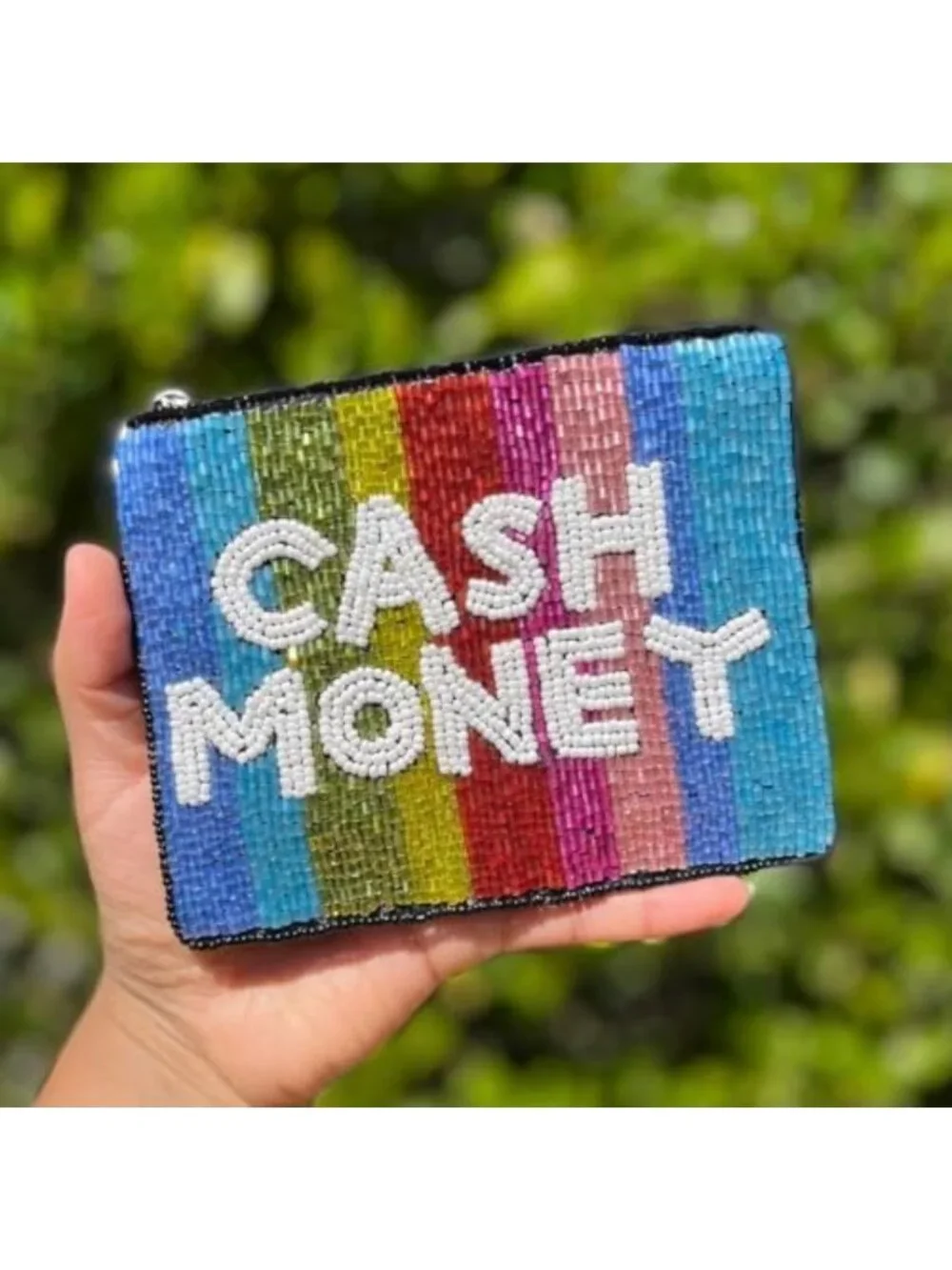 Beaded Coin Pouch Purse, Cute Small Wallet for Her, Perfect Birthday Gift Bag